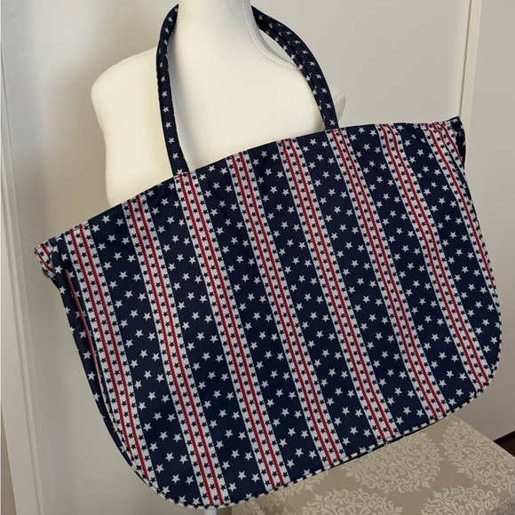 Brand New Americana Oversized Full Zipper Bag - Picture 1 of 10
